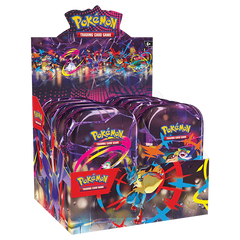 Pokemon TCG: Mega Heroes Mini Tin – Sealed Display Case (10 Mini Tins)