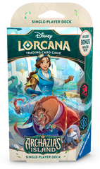 Disney Lorcana TCG: Archazia's Island Starter Deck - Ruby & Sapphire (Belle & Beast)