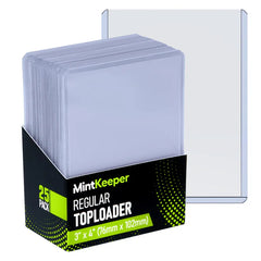 MintKeeper 3"x4" Regular Toploaders (25 pack)