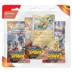 Pokemon TCG: Scarlet & Violet - Surging Sparks - 3 Booster Pack Blister (Zapdos)