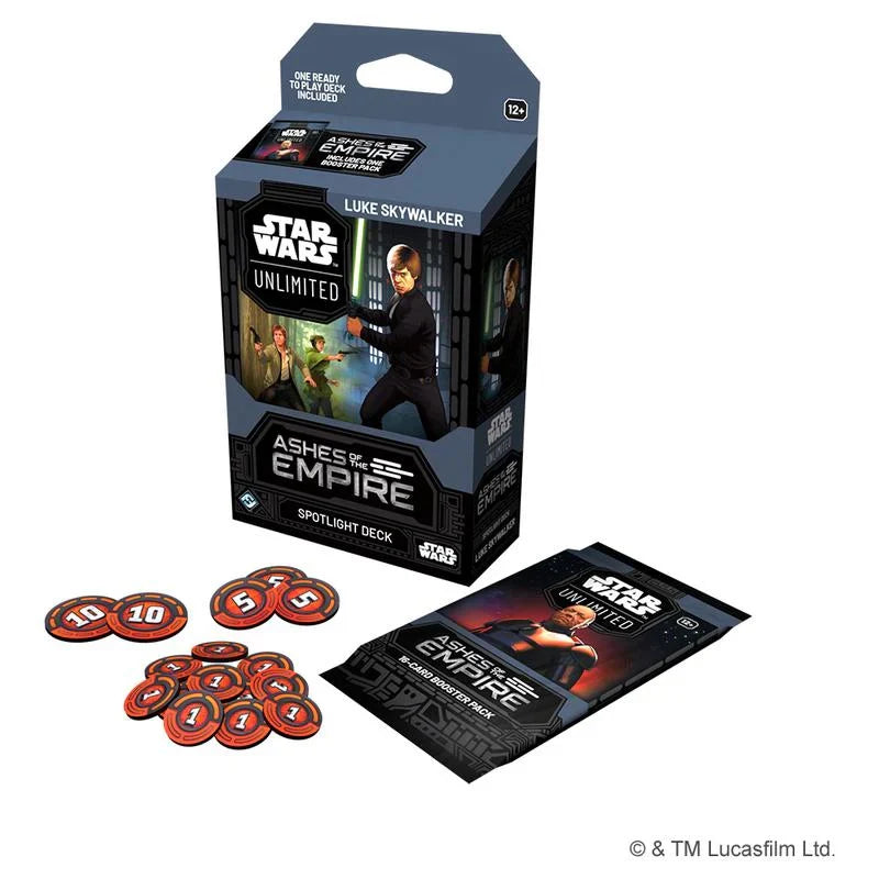 Star Wars Unlimited: Ashes of the Empire - Spotlight Deck - Luke Skywalker