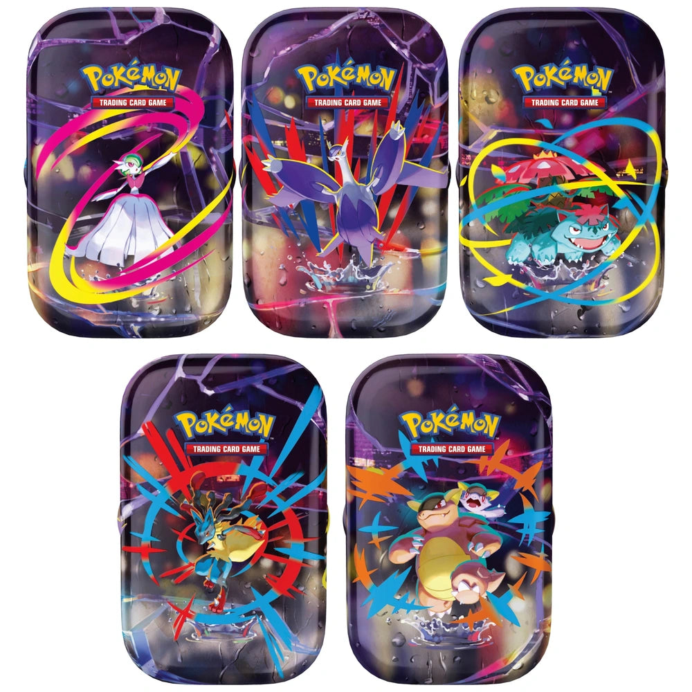 Pokemon TCG: Mega Heroes Mini Tin –  Sealed Display Case (10 Mini Tins)