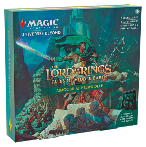 MTG: The Lord of the Rings - Tales of Middle-earth Holiday Scene Box - Aragorn at Helm's Deep