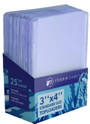 Fenrir Games Standard Size (3'' by 4'') Toploaders (25 count)