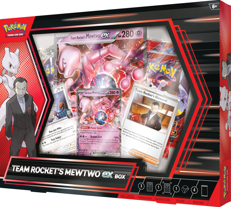 Pokemon TCG: Team Rocket’s Mewtwo EX Box