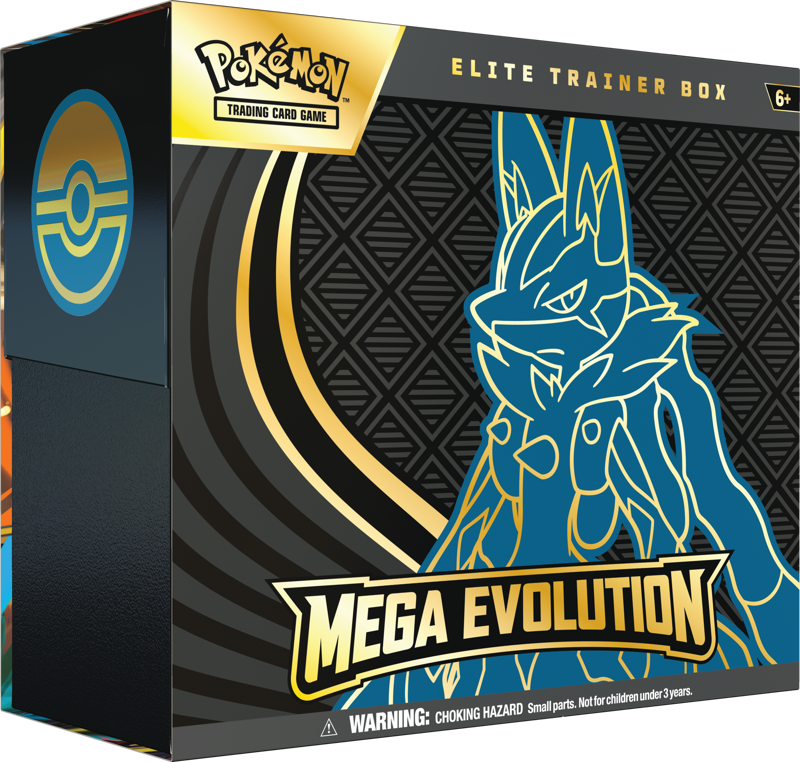 Pokemon TCG: Mega Evolution Elite Trainer Box – Lucario