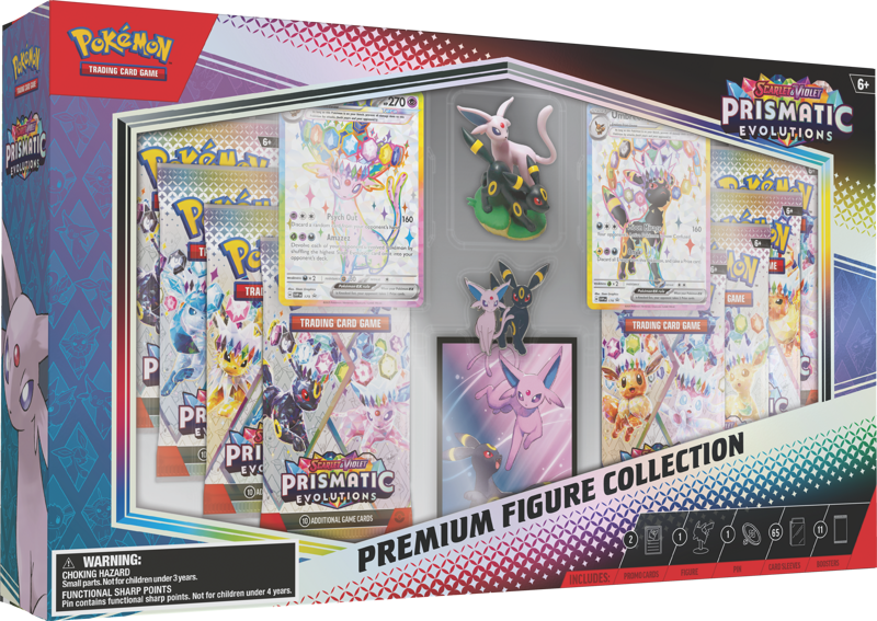 Pokemon TCG: Prismatic Evolutions Premium Figure Collection Box