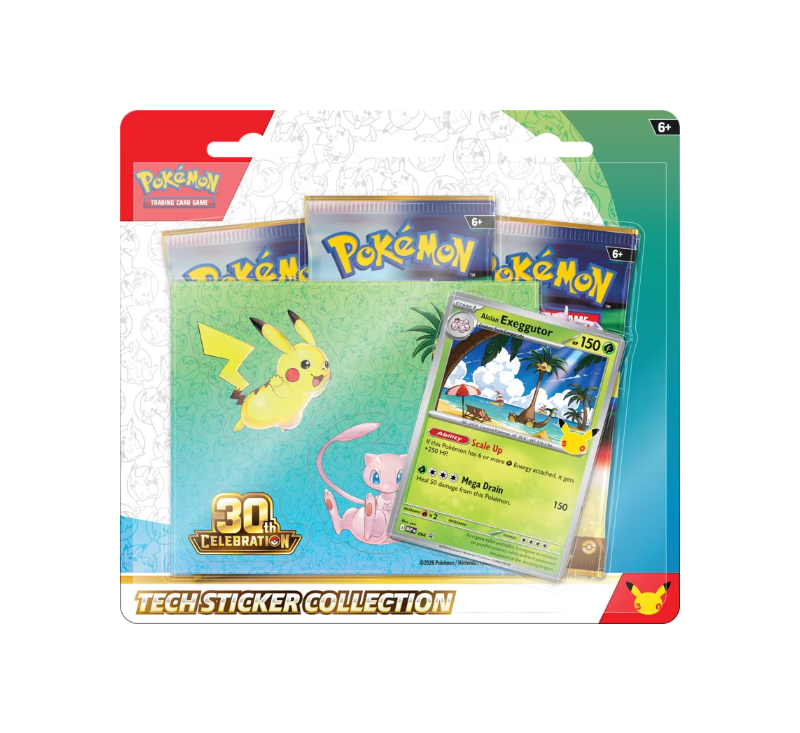 Pokemon TCG: 30th Celebration - Tech Sticker Collection (Alolan Exeggutor)