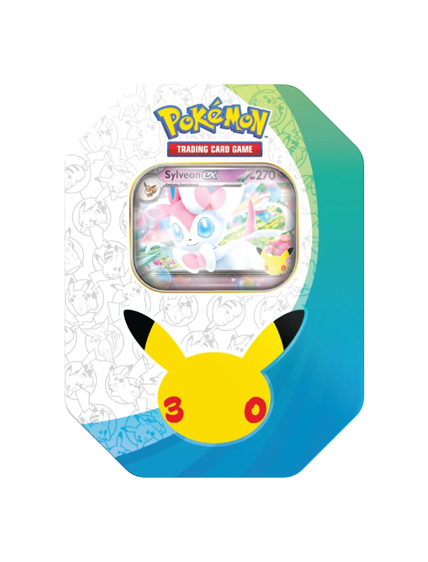Pokemon TCG: 30th Celebration - Sylveon EX Tin
