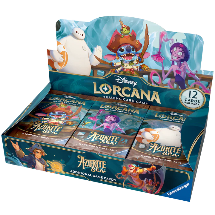 Disney Lorcana TCG: Azurite Sea - Booster Box (24 Packs)