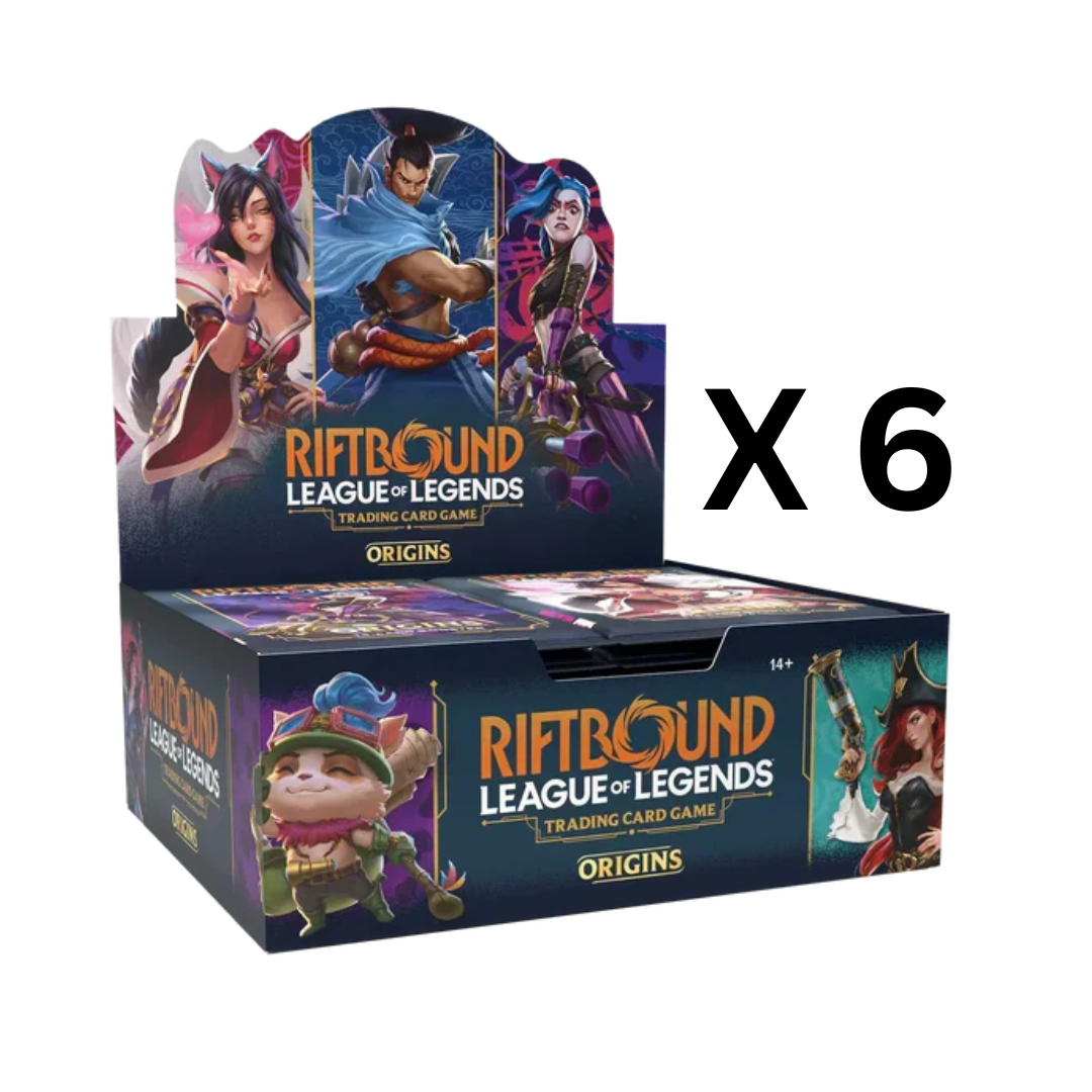 Riftbound: League of Legends TCG - Set 1 - Origins Display CASE (6x Booster Box)