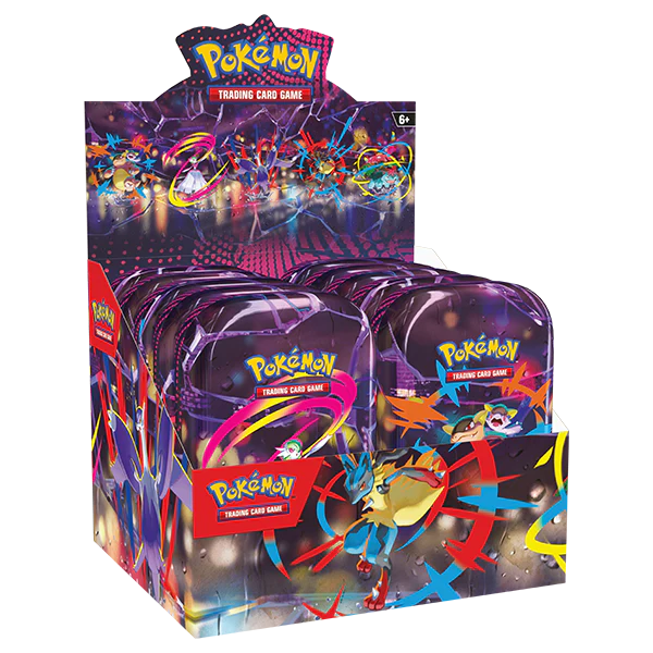 Pokemon TCG: Mega Heroes Mini Tin –  Sealed Display Case (10 Mini Tins)