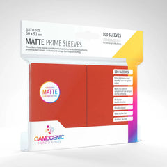 Gamegenic: Matte Prime Sleeves - Red (100)
