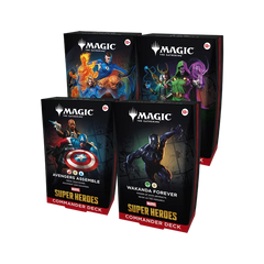 Magic: The Gathering - Universes Beyond - Marvel Super Heroes - Commander Deck (Set of 4)