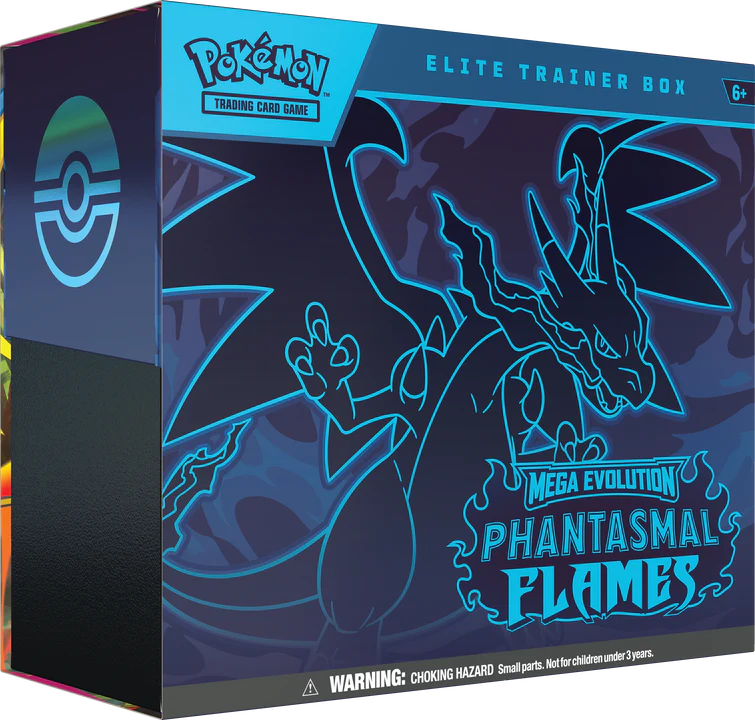 Pokemon TCG: Mega Evolution - Phantasmal Flames - Elite Trainer Box