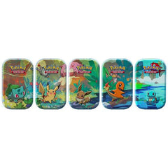Pokémon TCG: Kanto Friends Mini Tin (Set of 5)
