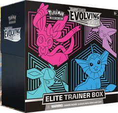 Pokémon TCG: Sword & Shield - Evolving Skies Elite Trainer Box (Vaporeon, Espeon, Glaceon & Sylveon)