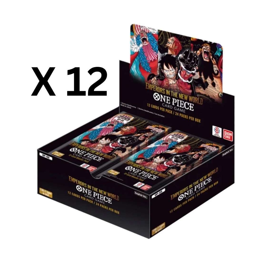 One Piece Card Game: OP-09 - Emperors in the New World - CASE (12 Booster Boxes)