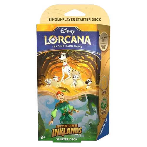 Disney Lorcana TCG: Into The Inklands - Starter Deck - Pongo and Peter Pan