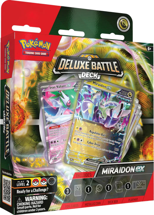 Pokemon TCG: Scarlet & Violet - Miraidon Ex Deluxe Battle Deck