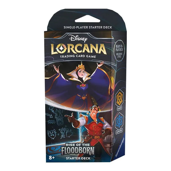 Disney Lorcana TCG: Rise Of The Floodborn - Starter Deck (The Queen & Gaston)