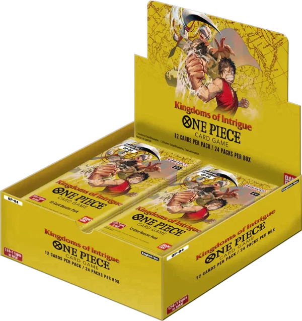 One Piece TCG: Kingdoms of Intrigue (OP-04) Booster Box (24 Packs)