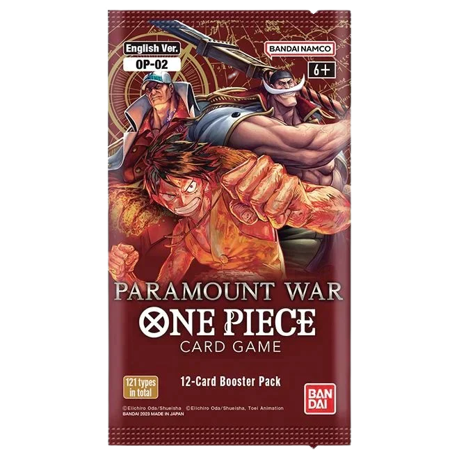 One Piece TCG: Paramount War (OP-02) Booster Pack