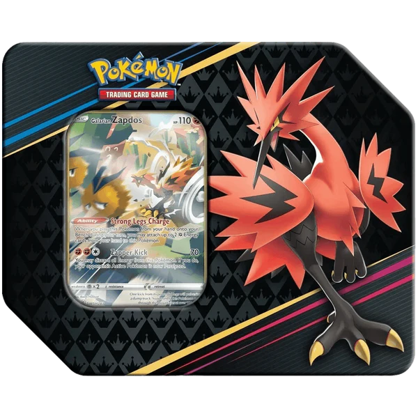 Pokémon TCG: Crown Zenith Large Tin (Galarian Zapdos)