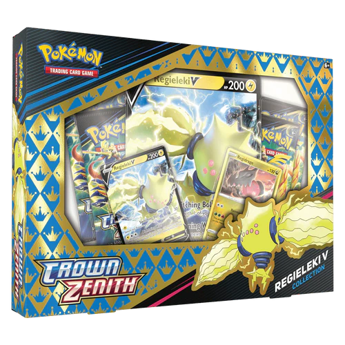 Pokemon TCG: Crown Zenith Regieleki V Collection Box