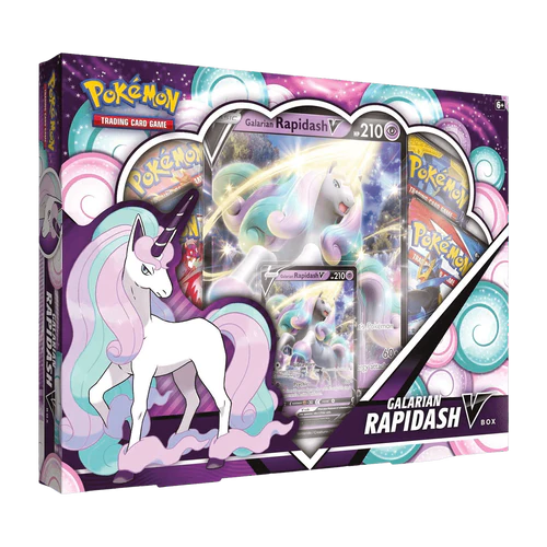 Pokemon TCG: Galarian Rapidash V Collection Box