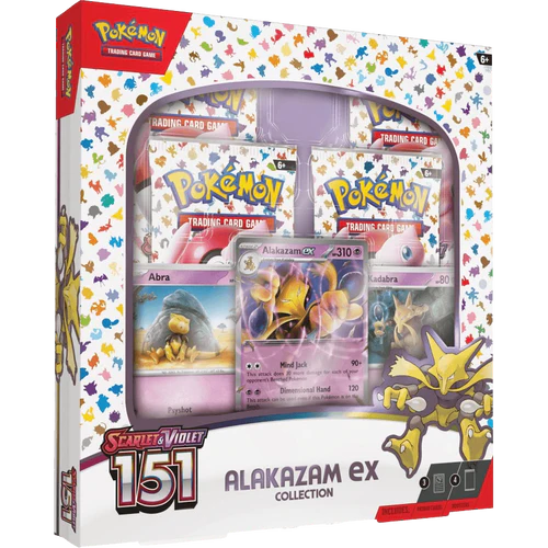 Pokemon TCG: Scarlet & Violet - 151 Alakazam ex Collection Box