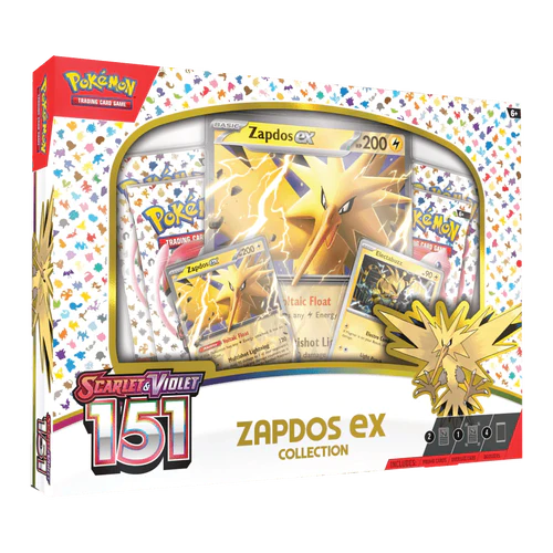 Pokemon TCG: Scarlet & Violet - 151 Zapdos ex Collection Box