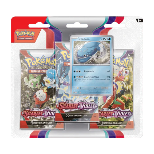 Pokemon TCG: Scarlet & Violet Base Set - 3-Pack Blister - Dondozo