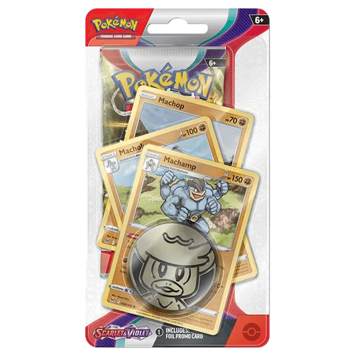 Pokemon TCG: Scarlet & Violet Base Set - Premium Checklane Blister Pack - Machamp