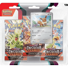 Pokemon TCG: Scarlet & Violet Obsidian Flames - 3-Pack Blister - Eevee