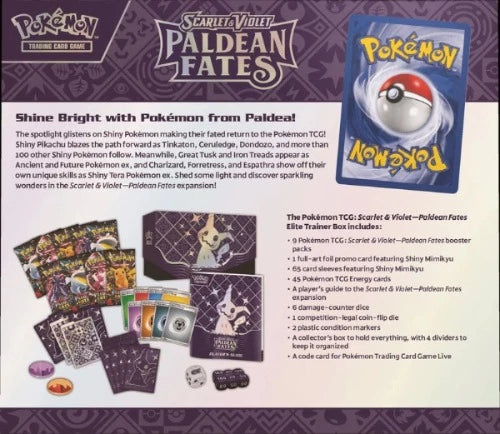 Pokemon TCG: Scarlet & Violet - Paldean Fates - Elite Trainer Box