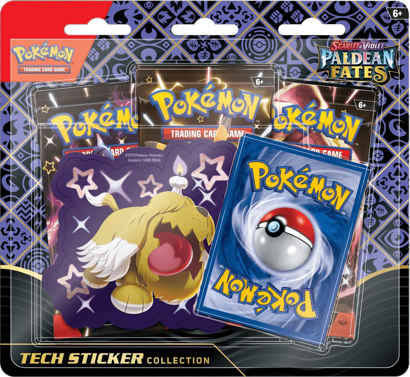 Pokemon TCG: Scarlet & Violet - Paldean Fates - Tech Sticker Collection (Set of 3)