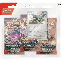 Pokemon TCG: Scarlet & Violet - Temporal Forces - 3-Pack Blister (Cyclizar)