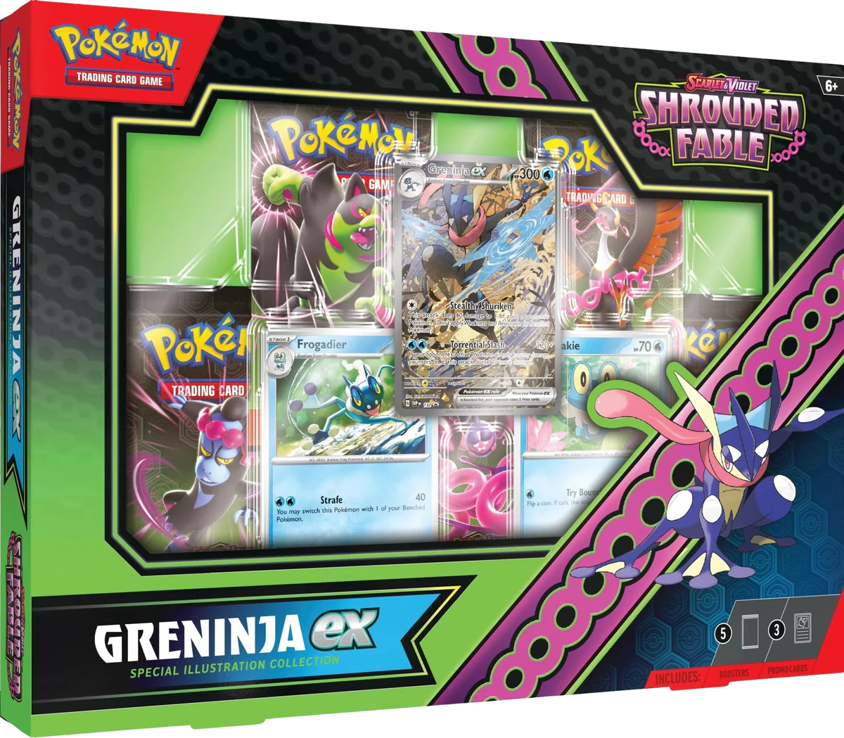 Pokemon TCG - Scarlet & Violet - Shrouded Fable - Greninja EX Special Illustration Collection Box