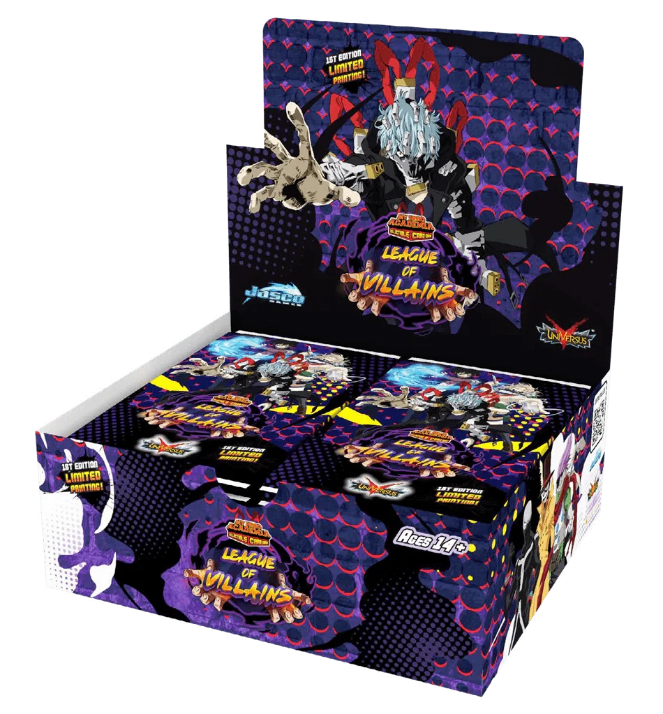 My Hero Academia Card Game Series 4: League of Villains Booster Box New & Sealed